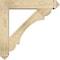 Ekena Millwork Olympic Arts and Crafts Rough Sawn Bracket w/ Offset Brace, Douglas Fir, 6"W x 28"D x 28"H BKT0604X28X28OLY03RDF - alternate 4